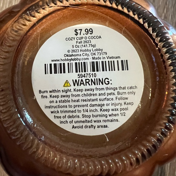 🍁 Pretty Fall Candles in Pumpkin Shaped Jars- Set of 2- NWT - Picture 4 of 5